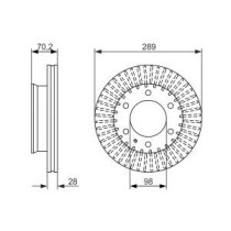 Disc frana BOSCH