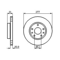 Disc frana BOSCH