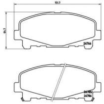 Placute de frana - Tuning BREMBO