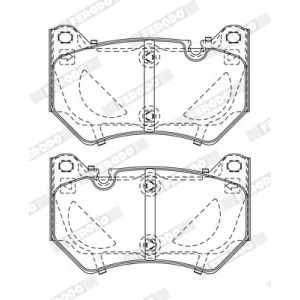 Set placute frana,frana disc FERODO