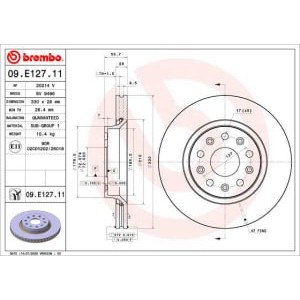 Disc frana BREMBO