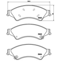 Set placute frana,frana disc BREMBO