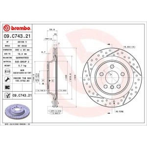 Disc frana BREMBO