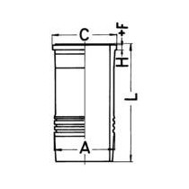 Camasa cilindru KOLBENSCHMIDT