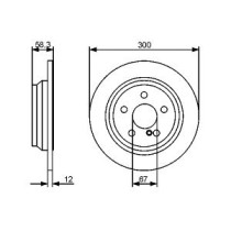 Disc frana BOSCH