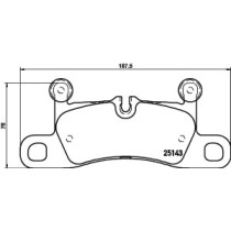 Set placute frana,frana disc BREMBO