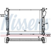 Radiator, racire motor NISSENS