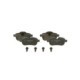 Set placute frana Spate BOSCH pentru BMW Z4 (E89) 2.0/2.5/3.0 02.09-08.16, Inaltime 45.1 mm, Latime 106.0 mm, Grosime 17.8 mm