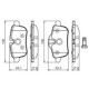 Set placute frana Spate BOSCH pentru BMW Z4 (E89) 2.0/2.5/3.0 02.09-08.16, Inaltime 45.1 mm, Latime 106.0 mm, Grosime 17.8 mm