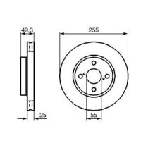 Disc frana BOSCH