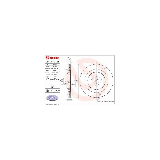 Disc frana BREMBO