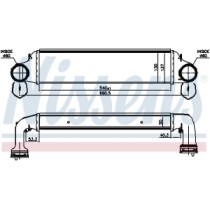 Intercooler, compresor NISSENS