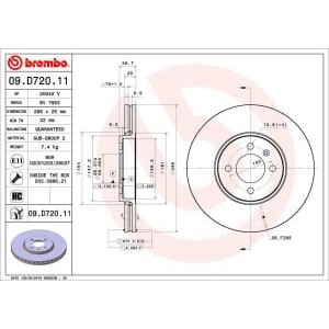 Disc frana BREMBO