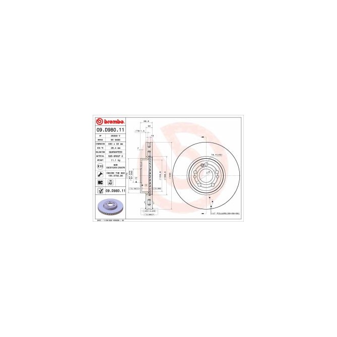 Disc frana BREMBO