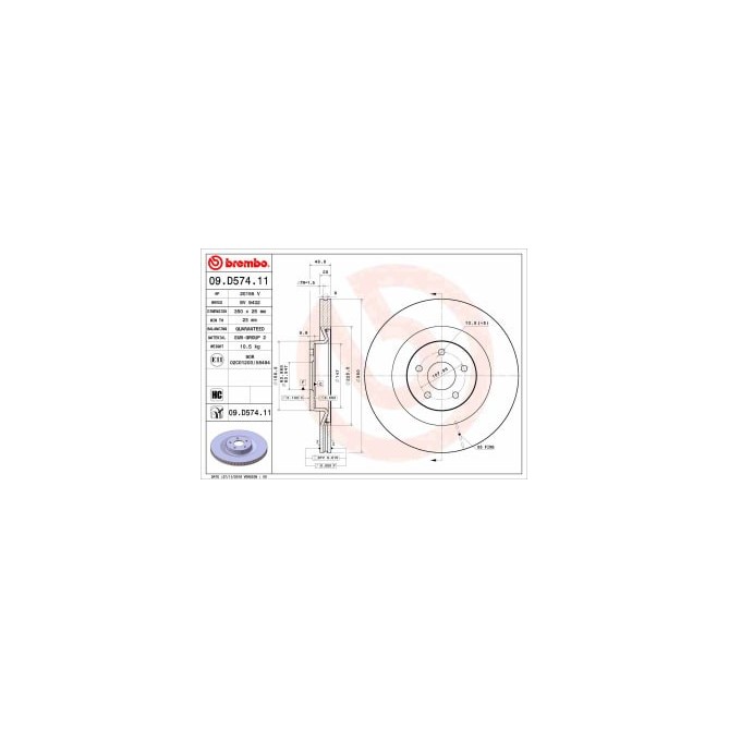 Disc frana BREMBO