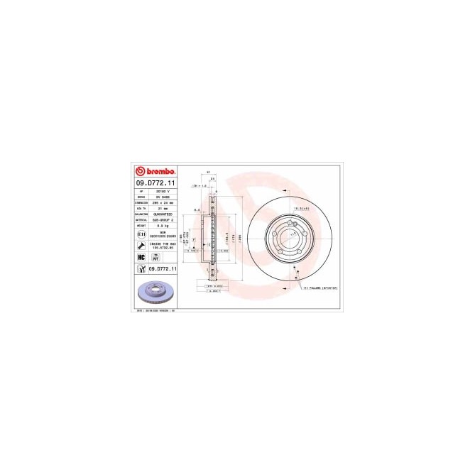 Disc frana BREMBO