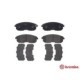 Set Placute Frana Disc Fata BREMBO Suzuki SX4 2.0D 07.09- Inaltime 53mm Latime 137mm Grosime 17mm Senzor Uzura Da