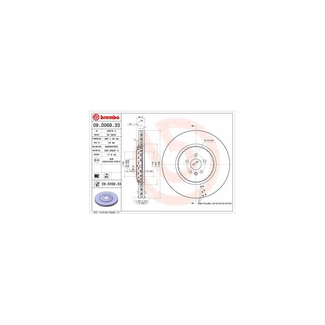 Disc frana BREMBO