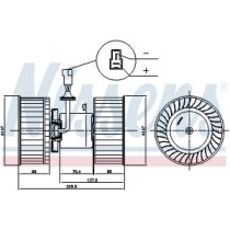 Ventilator, habitaclu NISSENS