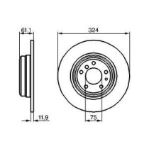 Disc frana BOSCH