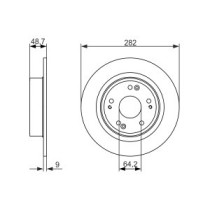 Disc frana BOSCH