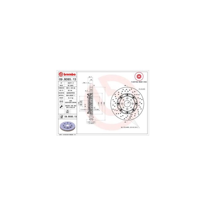 Disc frana BREMBO