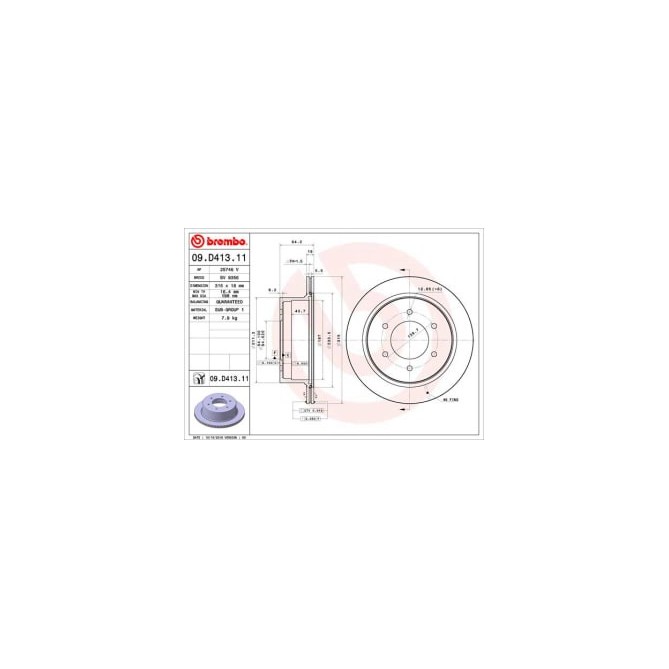 Disc frana BREMBO