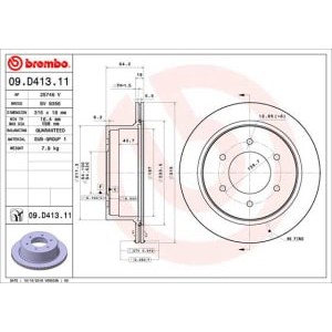 Disc frana BREMBO