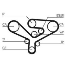 Curea de distributie CONTITECH