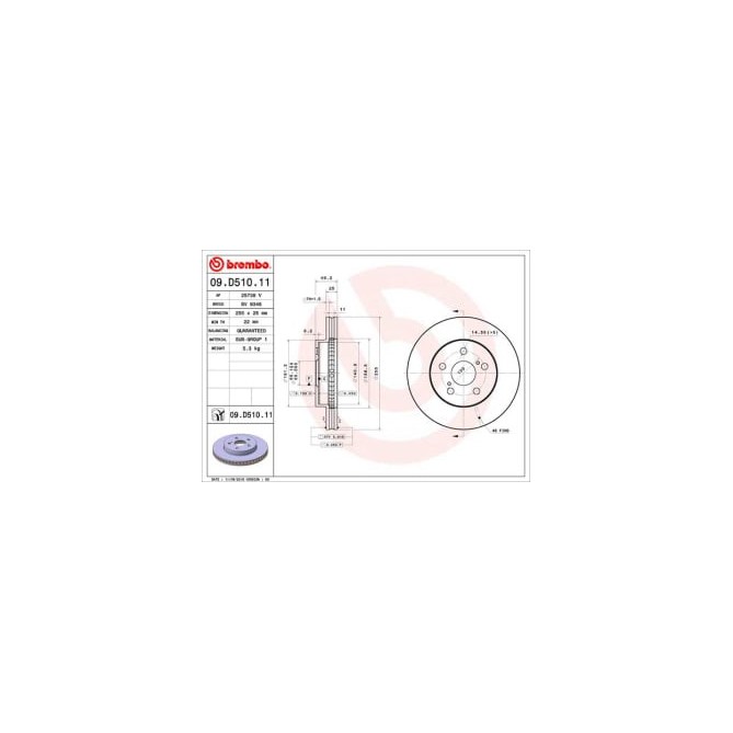 Disc frana BREMBO