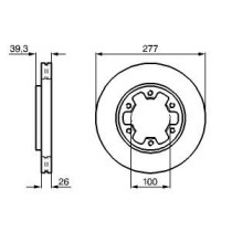 Disc frana BOSCH