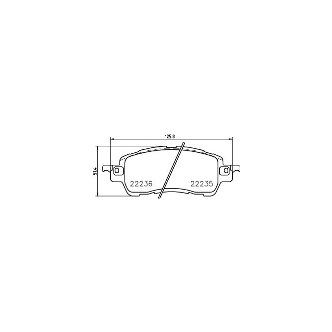 Set placute frana,frana disc BREMBO