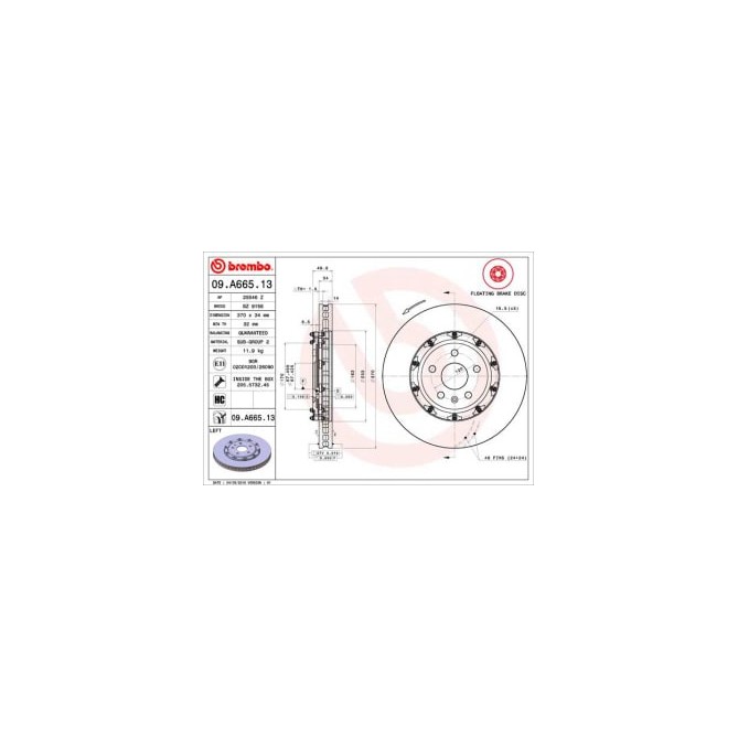 Disc frana BREMBO