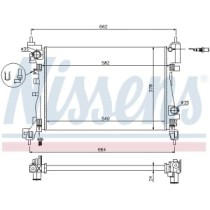 Radiator, racire motor NISSENS