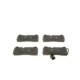 Set placute frana spate BOSCH AUDI R8, R8 SPYDER 4.2/5.2 67.0 mm inaltime, 131.8 mm latime, 18.0 mm grosime