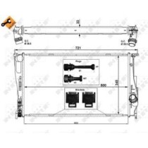 Radiator, racire motor NRF