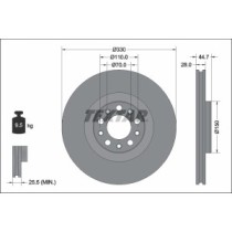 Disc frana TEXTAR