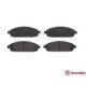 Set placute frana fata disc BREMBO JEEP COMMANDER GRAND CHEROKEE III 3.0D-5.7 10.04-12.10 57mm 176mm 19mm Senzor uzura Da