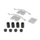 Set accesorii placute frana fata QUICK BRAKE pentru BMW 5 GRAN TURISMO, 7, X5, X6, MASERATI GHIBLI III 3.0-6.0