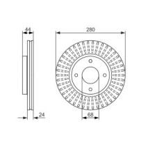 Disc frana BOSCH