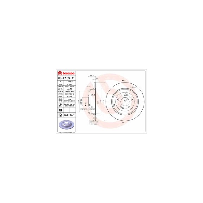 Disc frana BREMBO