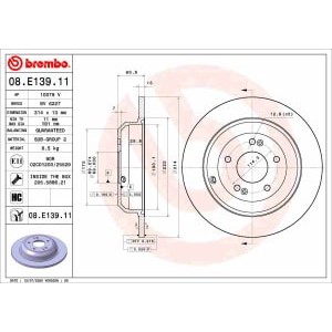 Disc frana BREMBO