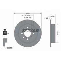 Disc frana TEXTAR