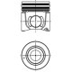 Piston KOLBENSCHMIDT diametru 103mm +1,00 pentru IVECO EUROCARGO I-III, MAGIRUS, TECTOR I, VERTIS, IRISBUS EUROMIDI, MIDIRIDER, PROWAY