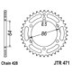 Roata dintata JT ZĘBATKI pinion spate 50 dinti 64.0 mm diametru interior 86.0 mm spatiere gauri 8.5 mm diametru gaura tip lant 428