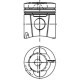 Piston KOLBENSCHMIDT 102mm STD pentru DEUTZ FENDT 200 FAHR AGROPLUS BF3L914-F4L914 01.96