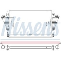 Intercooler, compresor NISSENS