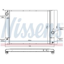 Radiator, racire motor NISSENS