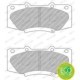 Set placute frana Fata FERODO Toyota Hilux VII 2.5D/3.0D 03.05-09.15 Inaltime 67.5mm Latime 143.5mm Grosime 17.0mm