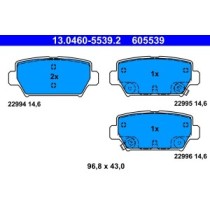 Set placute frana,frana disc ATE